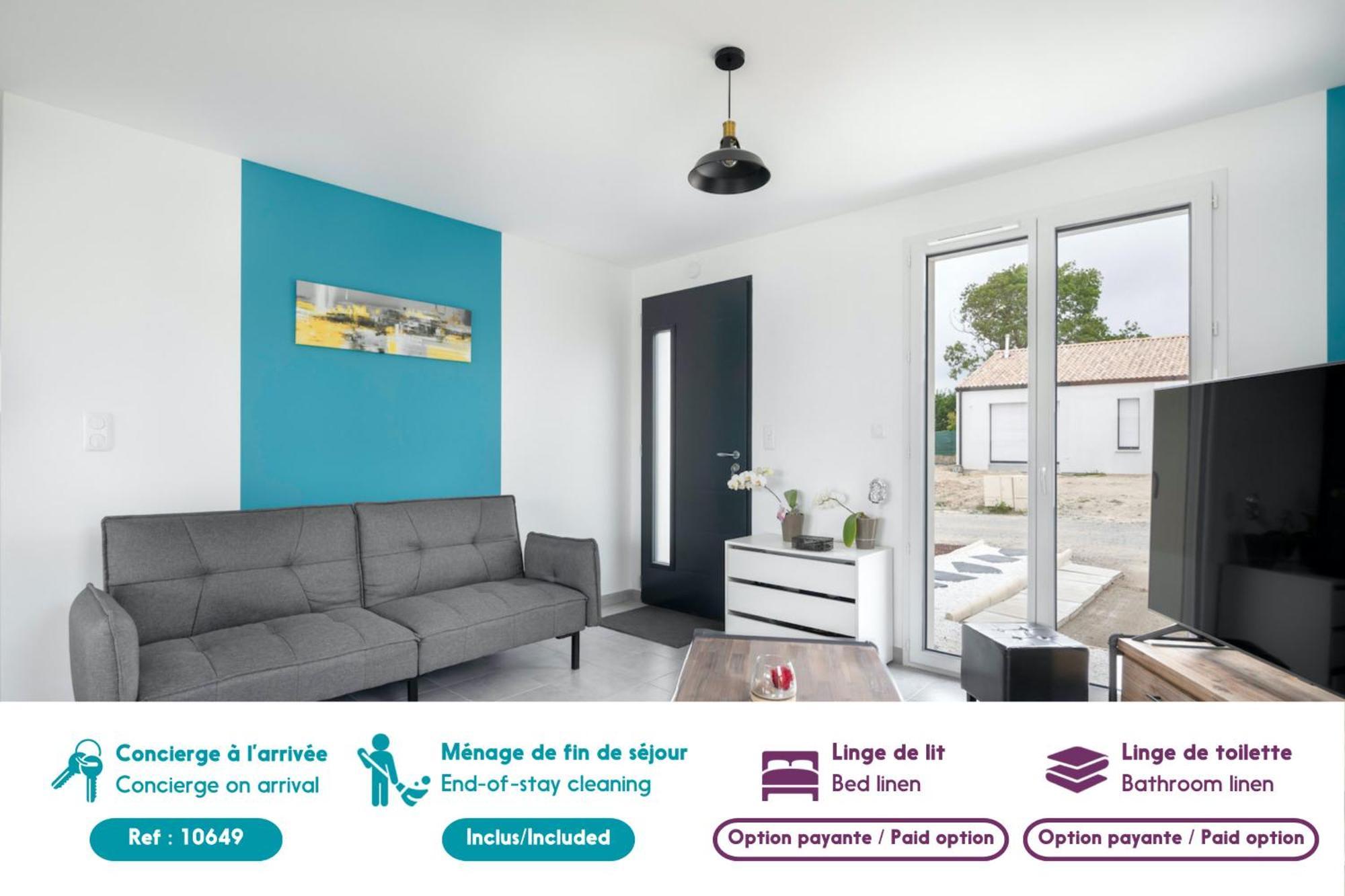 Maison Moderne Pour 7 Personnes A Saint-Michel-Chef-Chef Luaran gambar
